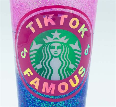 Tik Tok Starbucks Cup Personalized Coffee Cold Cup Great Etsy