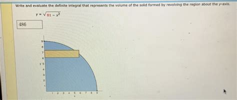 Solved Write And Evaluate The Definite Integral That Chegg