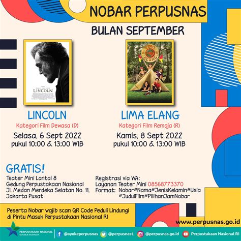 Perpustakaan Nasional RI On Twitter Nobar Perpusnas RI Bulan