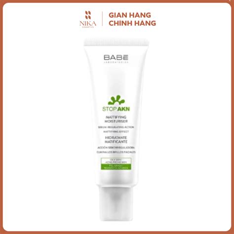 Kem dưỡng BABE Mattifying Moisturiser ml Shopee Việt Nam