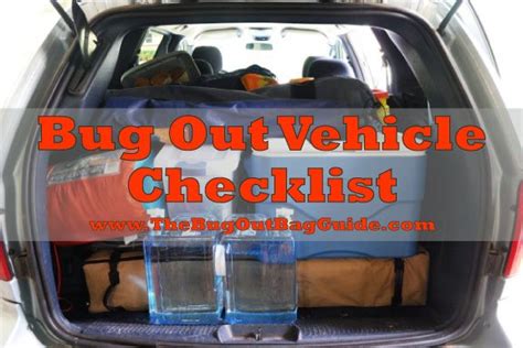 Best Bug Out Vehicle Checklist - The Bug Out Bag Guide