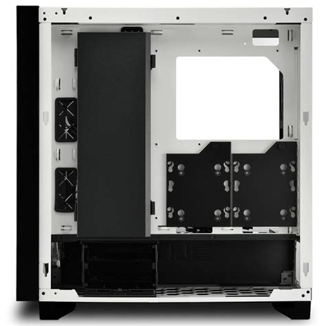 GABINETE GAMER SHARKOON CA300T C VIDRO BRANCO RGB