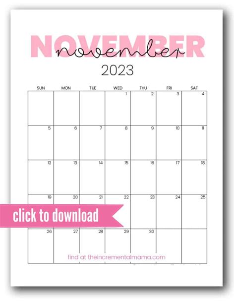 2023 Pink Calendar Printables Free Pdfs To Get Organized