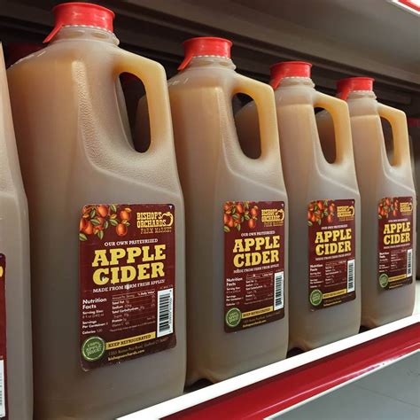 Sweet Apple Cider Bishops Orchards Farm Market And Winery