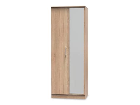 Welcome Devon Door Tall Mirrored Double Wardrobe Assembled