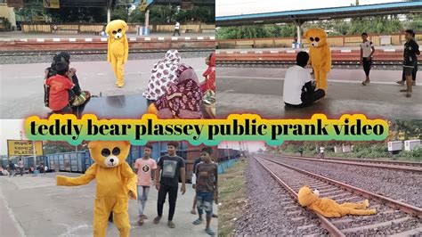 Teddy Bear Plassey Public Prank Video 😆 Teddy Bear Prank Video Ms Teddy