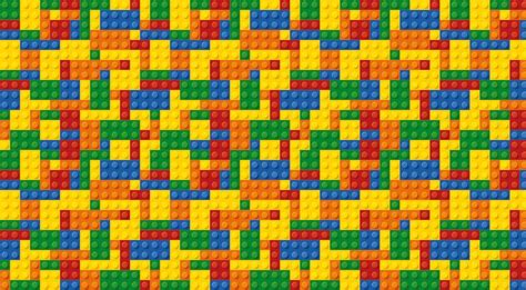 Colorful LEGO Brick Wallpaper