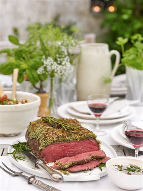 Roastbeef Mit Kr Uter Senf Kruste Heft Juli Foto Maike Jessen