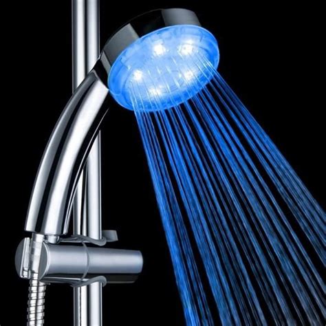 Pommeau De Douche Led Douchette Led S Allume Lorsque L Eau Est