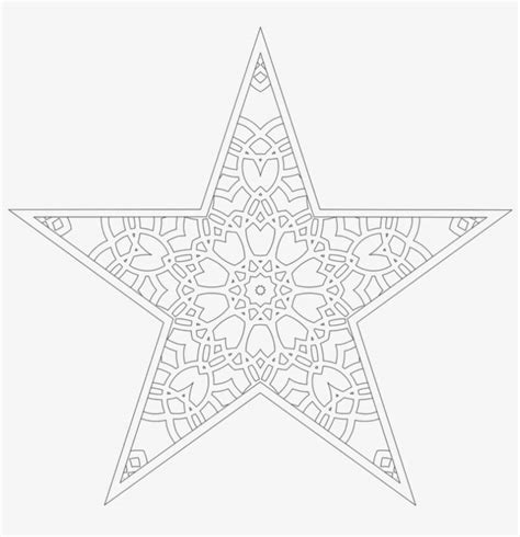 Mandala Estrella Para Colorear Imprimir E Dibujar Coloringonlycom