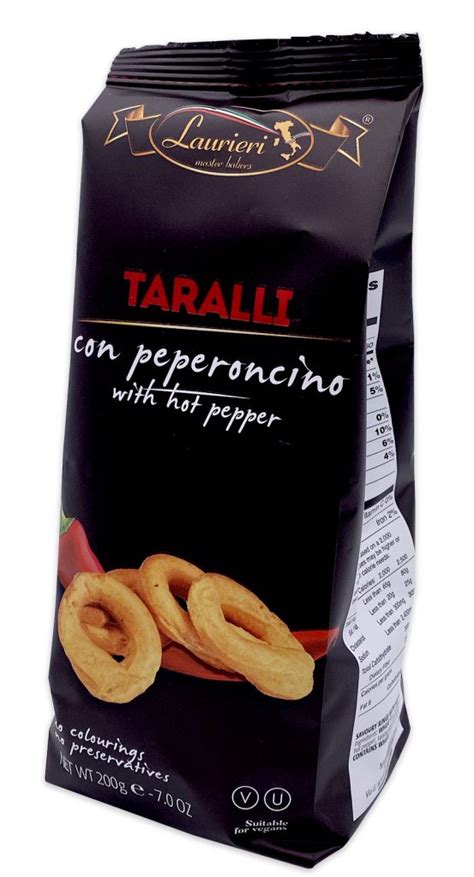 Laurieri Italian Hot Pepper Taralli Con Peperoncino G Artisanal