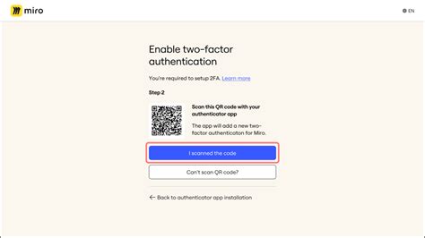 Two Factor Authentication 2fa User Guide Miro Help Center