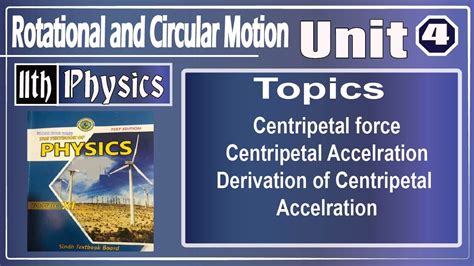 Class 11 Physics Rotational And Circular Motion Chapter 4 New Book