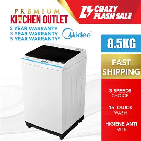 H Ship Outmidea Kg Fully Auto Washing Machine Ma W Wk E