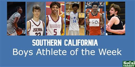 Vote Southern California Boys Athlete Of The Week February 3 Daily News