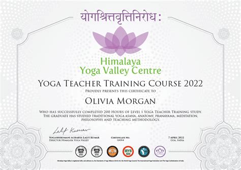 Online Yoga Teacher Training Himalaya Yoga Valley