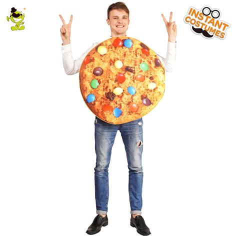 New Adult Unisex Candy Bean Cookie Costume Cosplay Purim Party Jumpsuit