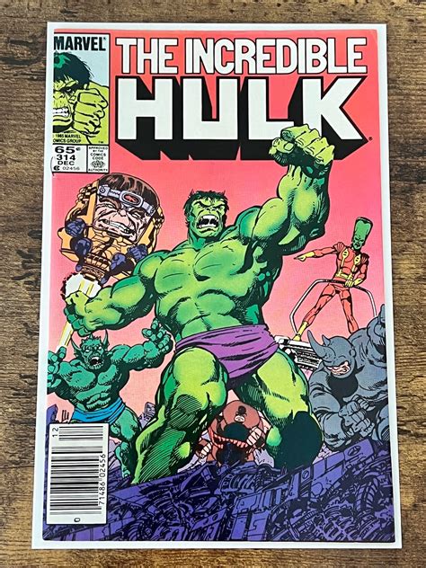 The Incredible Hulk 314 1985 VF NM Byrne C A Begins Hulk V Doc