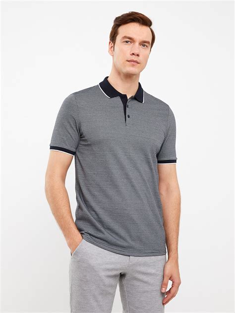 T Shirt Manches Courtes Pour Hommes Col Polo S Cm Z Mlc