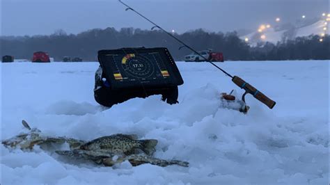 Catch And Cook Ice Fishing Minnesota Crappies Youtube