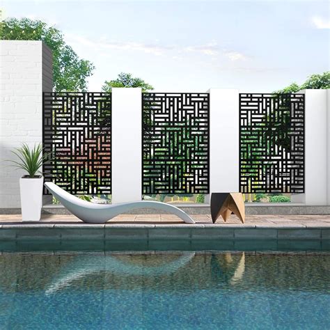 Outdoor Privacy Screen Freestanding Decorative Nepal Ubuy