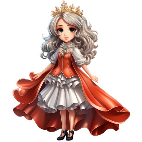 Weihnachten Prinzessin Clip Art Illustration Ai Generativ 27236478 PNG