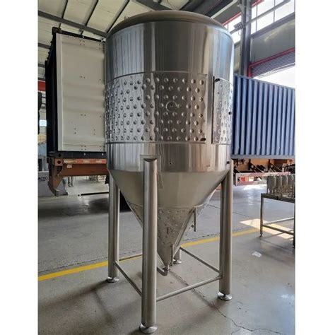 L Hl Single Wall Jacketed Beer Fermenter For Microbreweries