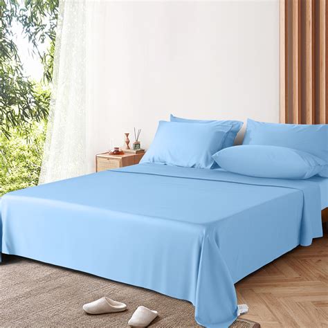 Sonoro Kate 6 Pieces Cooling Bed Sheets Set Luxury Rayon Derived From