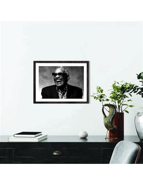 Tableau Ray Charles Affiche Noir Et Blanc Musique