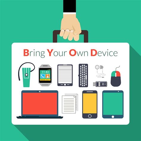 Free Vector Byod Concept Illustration