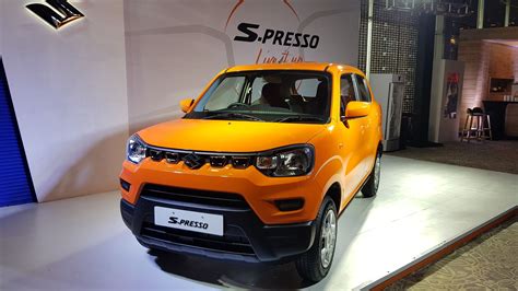 Maruti Suzuki S Presso Launch Price In India Detailed Variants