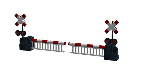 Lego Train Double Signaux De Croisement De Chemin De Fer Double