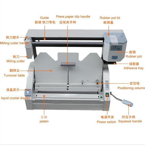 Hot Glue Book Binder Machine Notebook Binding Machine And Desktop