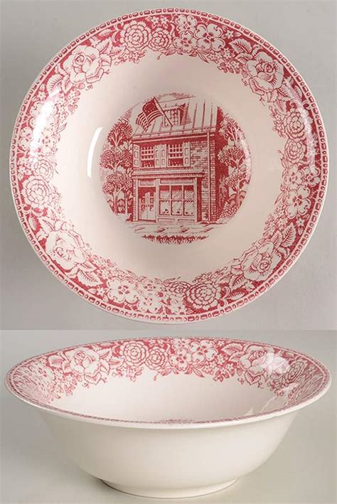 Early American Homes 8 Round Vegetable Bowl By Homer Laughlin