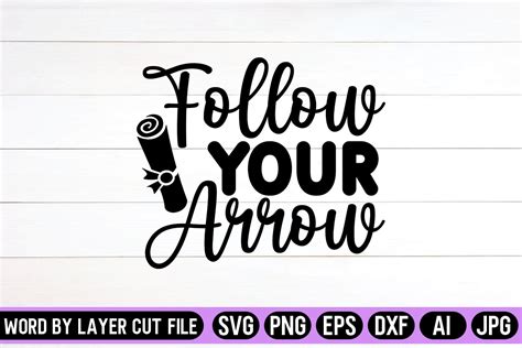 Follow Your Arrow SVG Design Graphic By SVG Artfibers Creative Fabrica