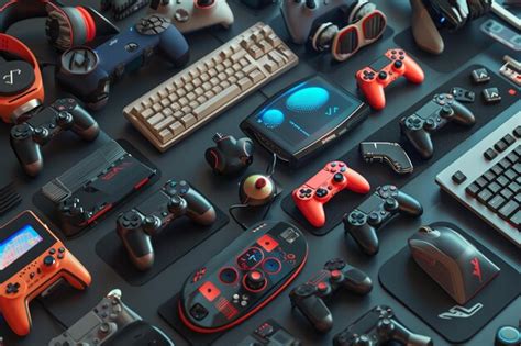 Premium Photo | Customized gaming accessories and peripherals tail
