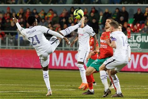 Anderlechts Amadou Diawara Oostendes Matej Rodin Editorial Stock Photo