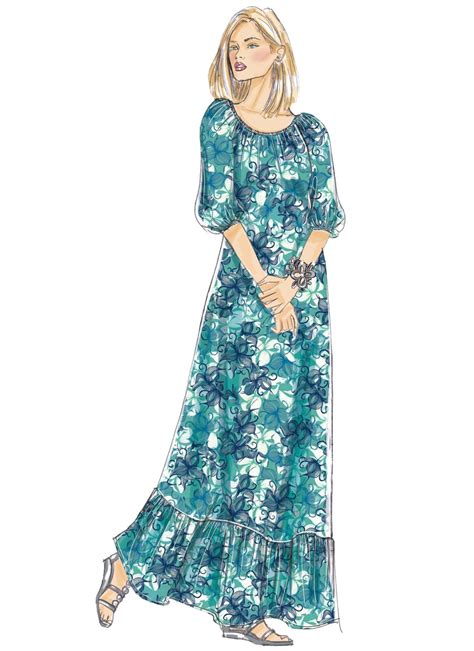 Butterick Sewing Pattern B Misses Gathered Blouson Dresses