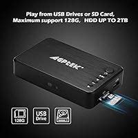 Agptek Lecteur Multimedia Hdmi Mini Hd Media Player Usb P Hdmi Av