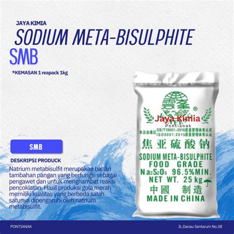 Jual Sodium Metabisulphite Sodium Metabisulfite SMB Food Grade 1 Kg