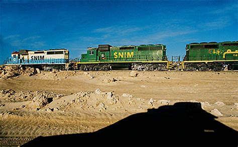 Le train minéralier Transport Train du désert Adrar