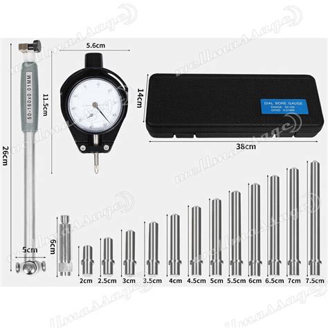 Indicator Dial Bore Gauge Cylinder Measuring Micrometer Kit 001mm 50 160mm Oz Ebay