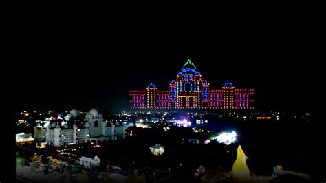 Drone Show At Telangana Secretariat Telangana Martyrs Memorial