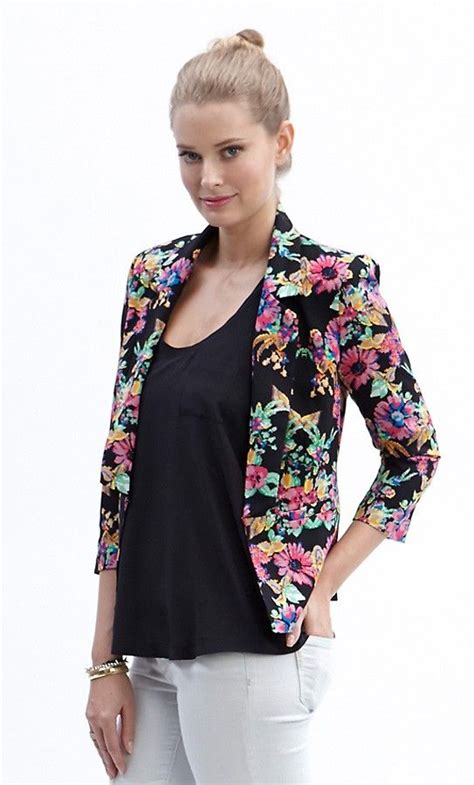 Bold And Beautiful Blazer Floral Blazer Floral Print Blazer Fashion