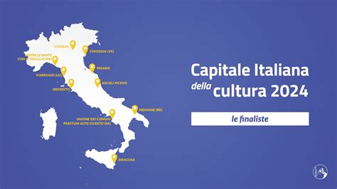 MIC ecco le dieci città finaliste per ledizione 2024 della Capitale