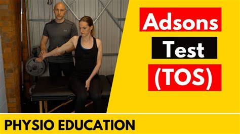 Adsons Test Thoracic Outlet Syndrome Youtube