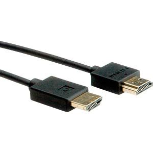 ROLINE 11045912 Ultra High Speed HDMI Kabel Mit Ethernet Aktiv 2 M