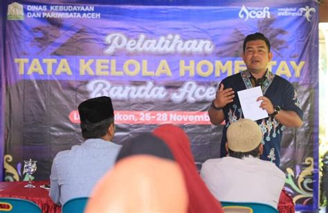 Disbudpar Aceh Latih Pemilik Homestay