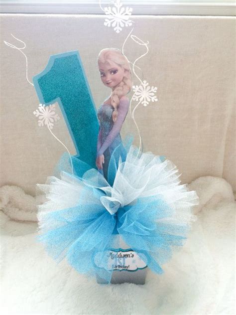 Frozen Centerpiece Elsa Anna And Olaf Por Maddiescreationsco Frozen