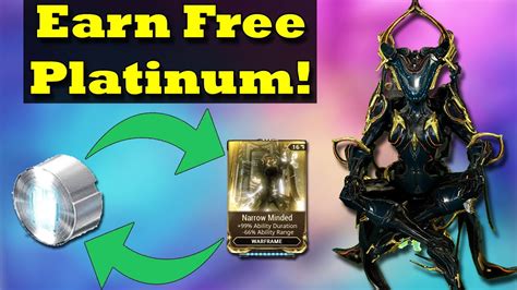 Warframe How To Earn Platinum For Free Warframe Trading Guide Youtube